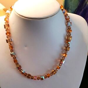 Swarovski Beaded Necklace 16"